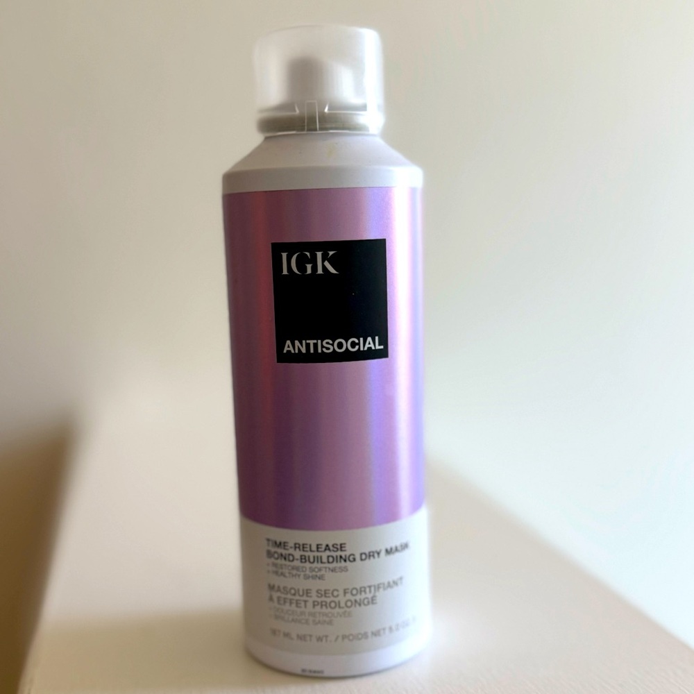 IGK Antisocial Time Release Bond Building Dry Mask 187 ml 5 oz Full Size NEW